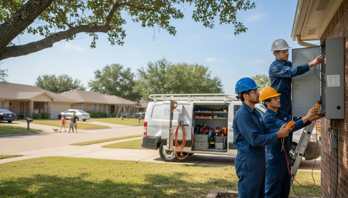 Certified electrician providing emergency electrical services in Fitzpatrick, AL